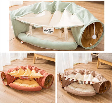 Collapsible Washable Cat Tunnel
