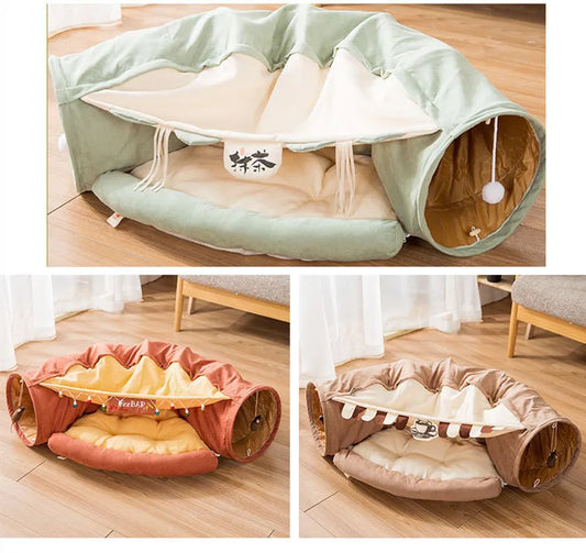 Collapsible Washable Cat Tunnel