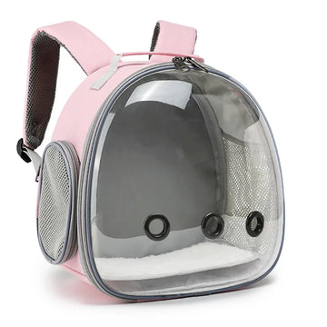 Transparent Pet Backpack Carrier for Small Animals